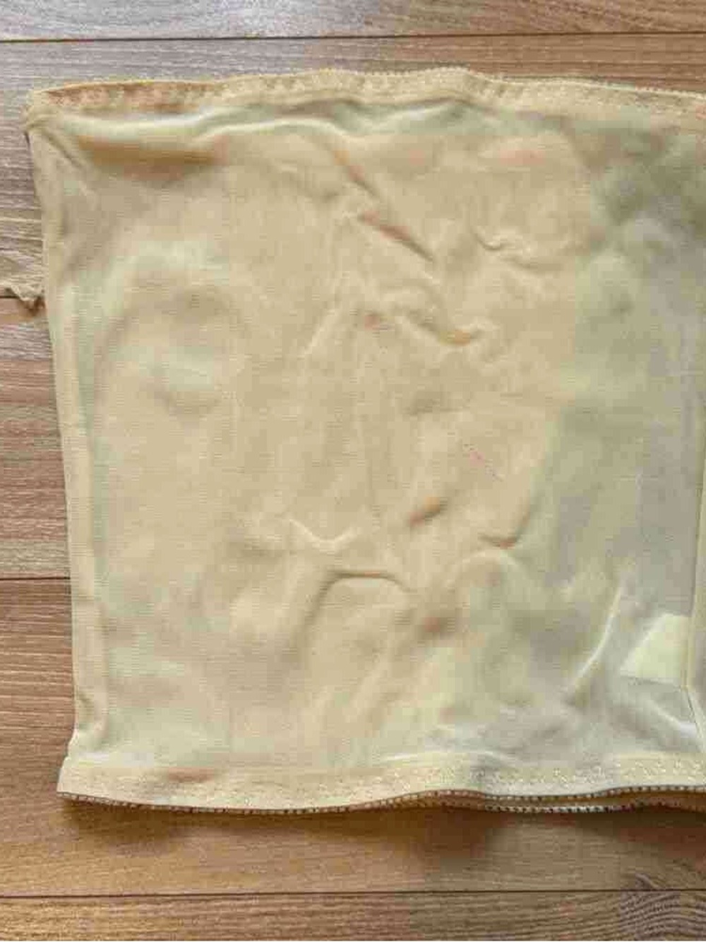 Beige Strapless Bandeau Top - Neutral Cream